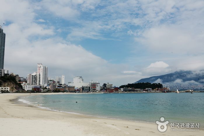 Plage de Songdo à Busan Corée du Sud