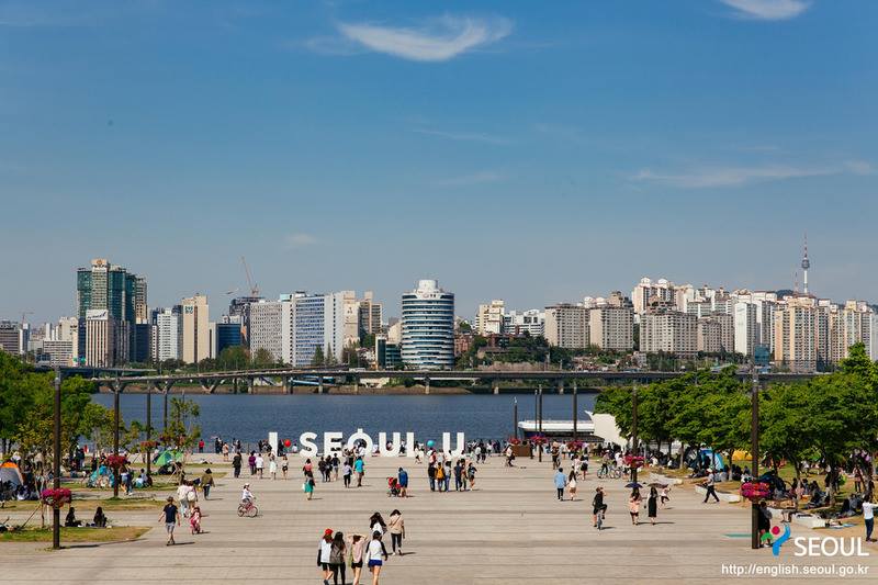 fleuve Han Séoul Corée du Sud