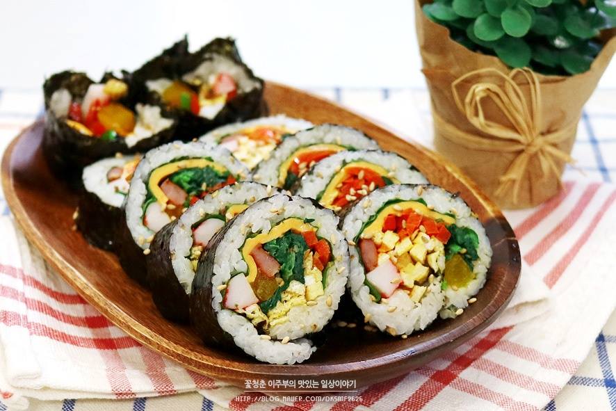 kimbap spécialité coréenne