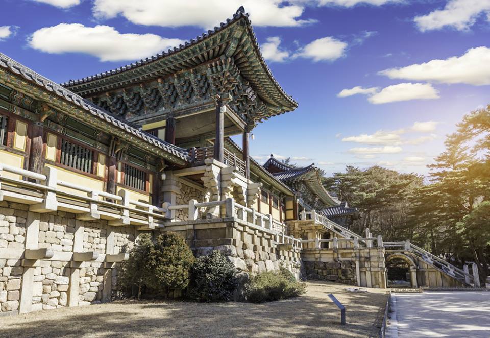 le temple Bulguksa Gyeongju Corée du Sud