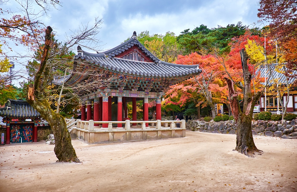 Temple Bulguksa Gyeongju Corée du Sud