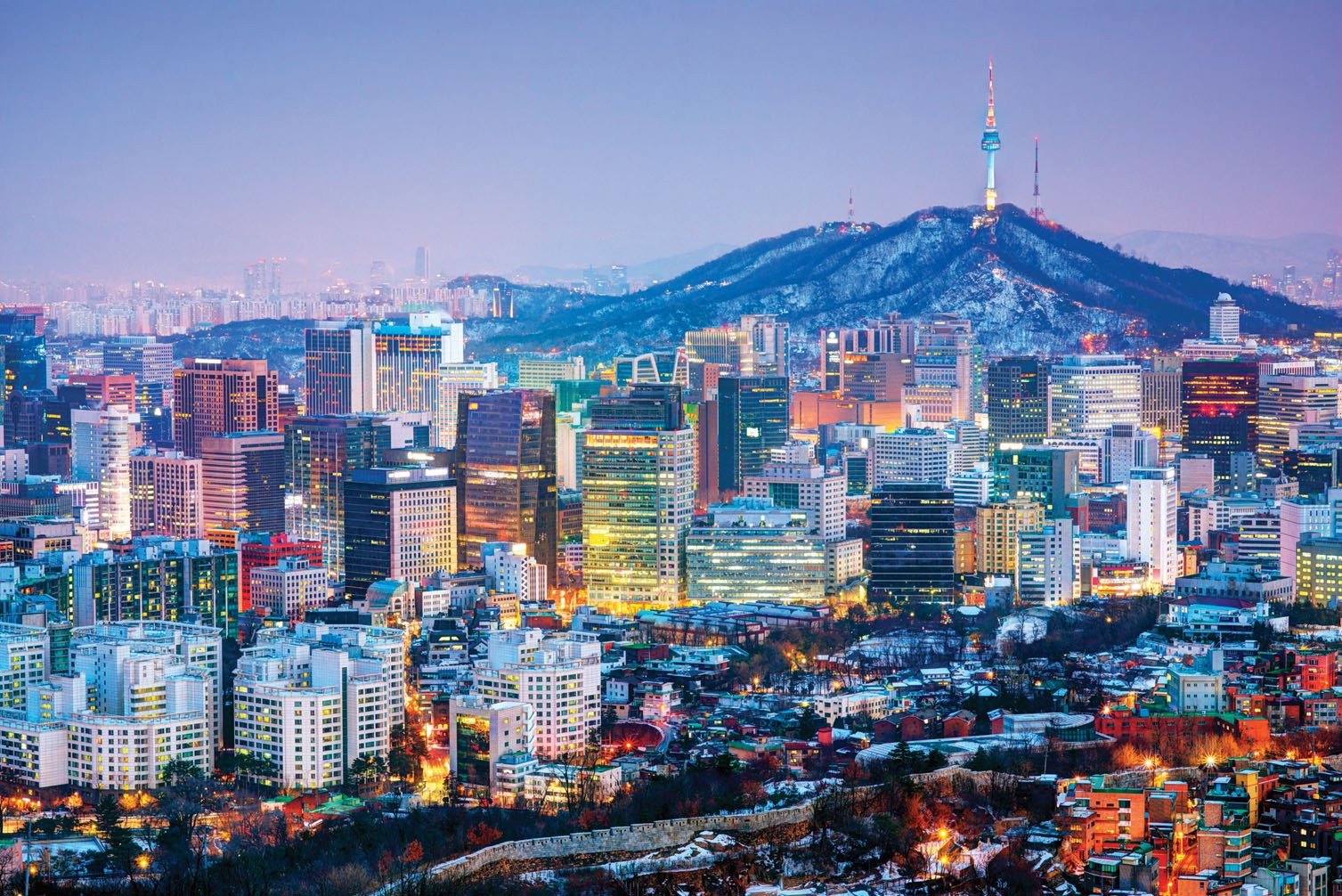 Vue de Séoul Corée du Sud
