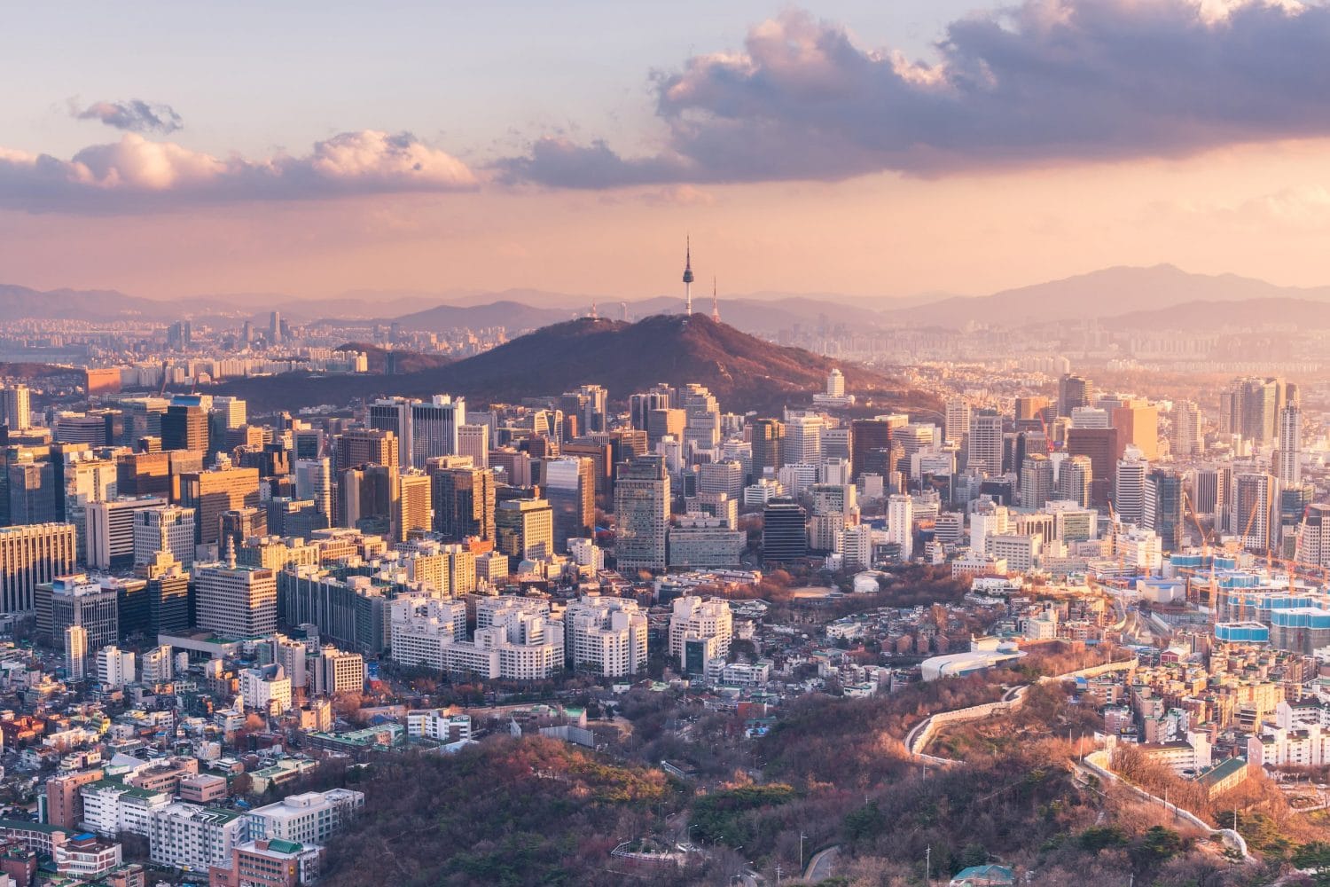 Vue de Séoul Corée du Sud
