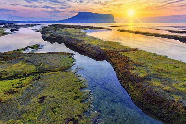 Jeju ile volcan mer