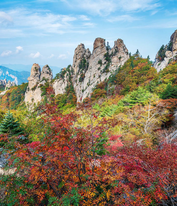 Bukhansan montagne Corée du Sud