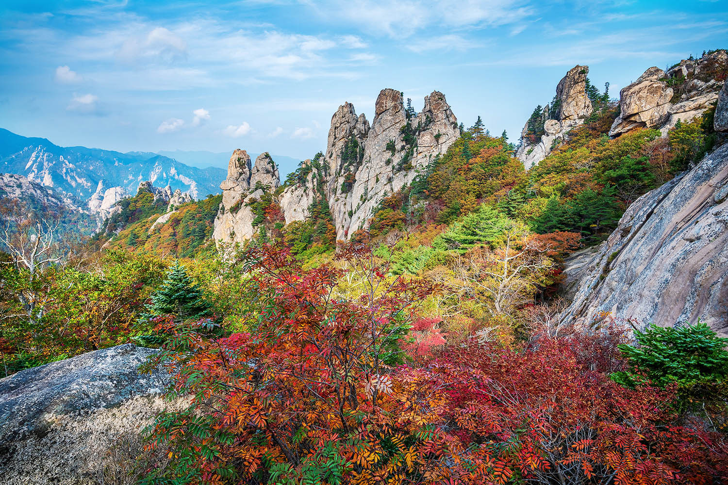 Bukhansan montagne Corée du Sud