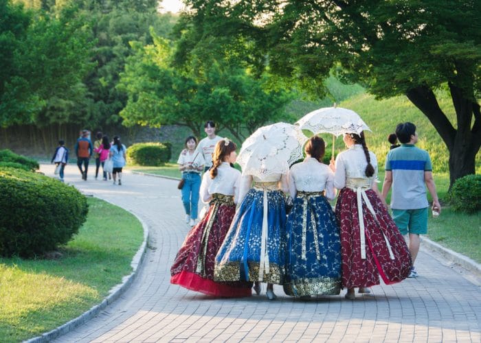Hanbok traditionnel Coréen Corée du Sud