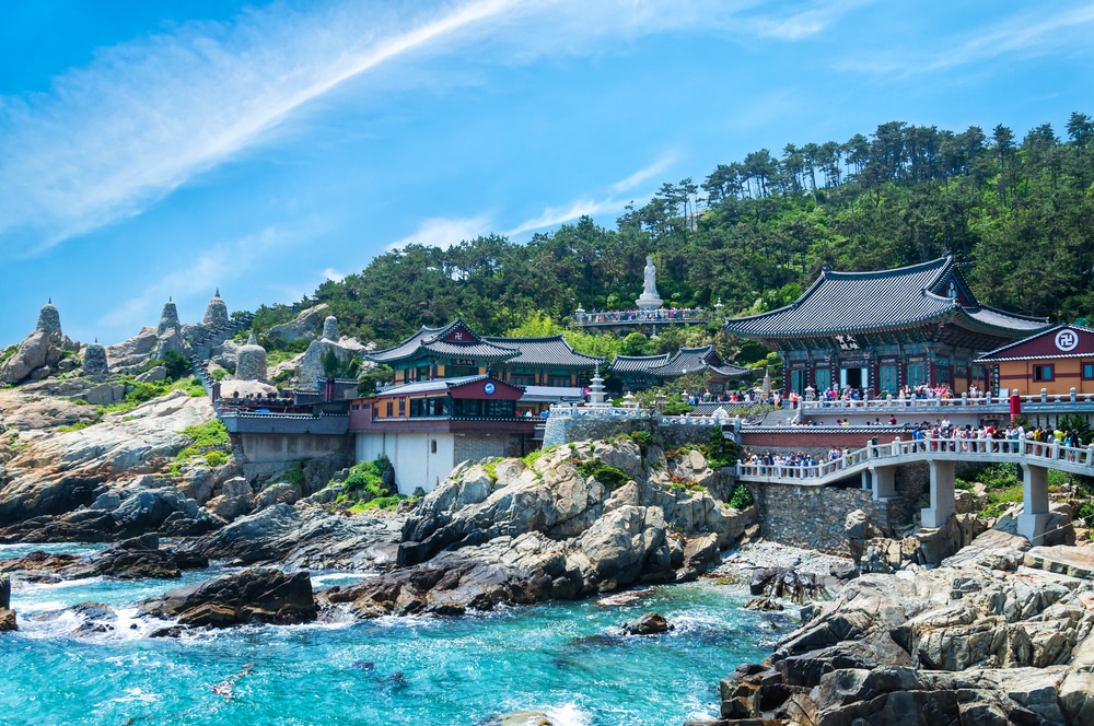 Temple Haedong Yonggungsa Busan Corée du Sud