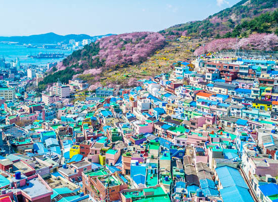 busan gamcheon village panorama