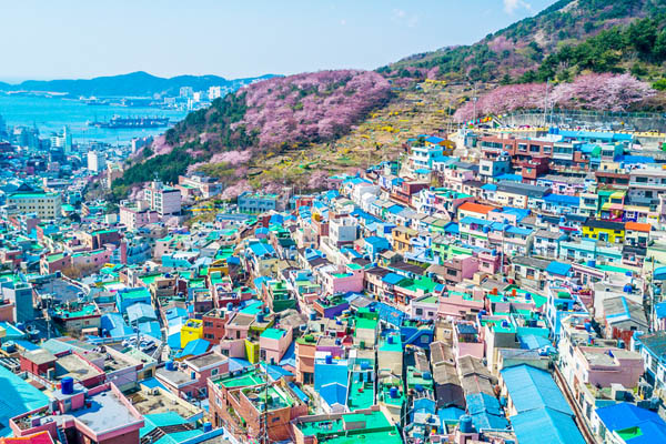 busan gamcheon village panorama