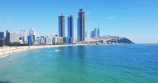 busan plage haeundae