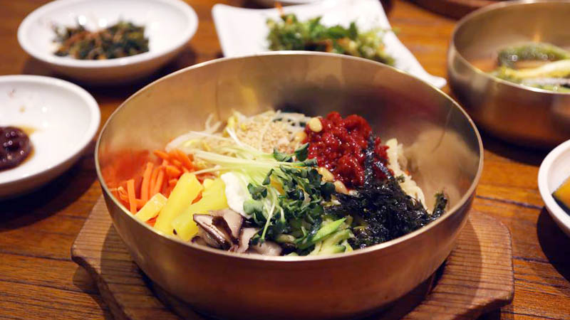 bibimbap végétarien corée du sud