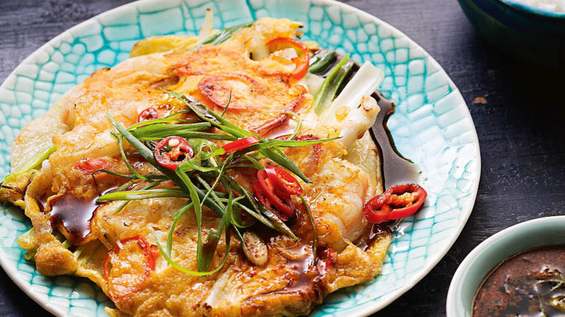 Pajeon végétarien corée du sud