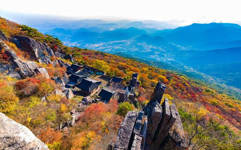 Gwangju montagne mudeungsan