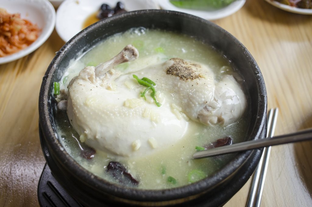 samgyetang plat coréen