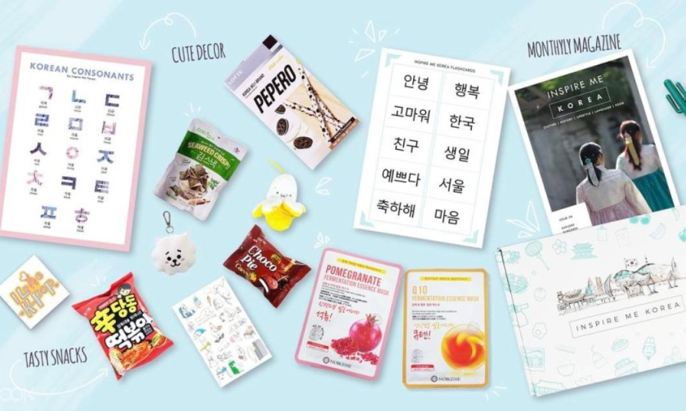 10 cadeaux coréens - Box coréenne